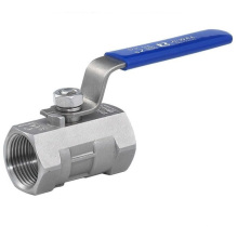 stainless steel ss304/316  investment casting 1pc ball valve 1/4"-4" CF8/CF8M DIN BSP NPT thread screwed